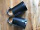 2 Bmw M Performance Carbon Fibre Exhaust Tips M140i, M240i And Other Variants