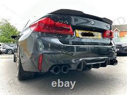 4 x BMW M5/M8 M Performance Black Carbon Fibre Exhaust Tips (F90/F91/F92/F93)