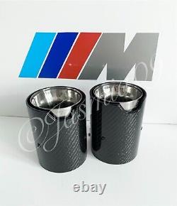70mm BMW M PERFORMANCE MPE CARBON EXHAUST TIPS 535 F10 GT 640 640 F06 F12 X4 F26