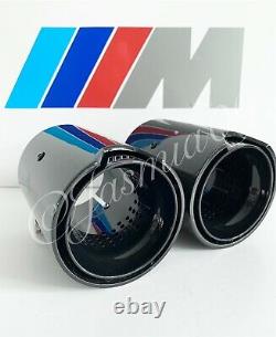 70mm BMW M PERFORMANCE MPE CARBON EXHAUST TIPS 535 F10 GT 640 650 F06 F12 X4 F26