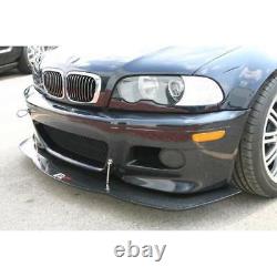 APR Performance Carbon Fiber Front Wind Splitter with Rods for BMW E46 M3 01-06
