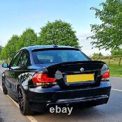 BMW 1 Series E82 E88 M Performance Style Gloss Black Rear Diffuser 2007-2013