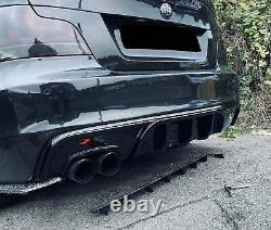 BMW 1 Series E82 M Performance Style Gloss Black Rear Diffuser 2007-2013