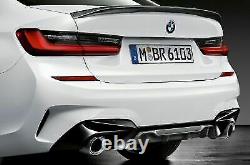 BMW 3 Series G20 G21 Genuine M Performance Rear Diffuser Carbon 51192455819
