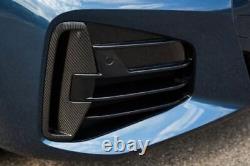 BMW 4 G22 G23 M Performance Carbon Fiber Front Air Intake Grille Trims Surrounds