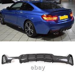 BMW 4 Series F32 F33 F36 Rear Diffuser M Performance Twin Exhaust Carbon Look