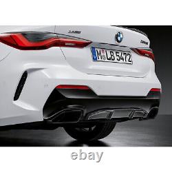 BMW 4 Series G22 G23 M Performance Carbon Fibre Rear Bumper Diffuser 51128077357