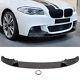 Bmw 5 Series F10 F11 Front Lip Splitter Spoiler M Performance Style Carbon Look