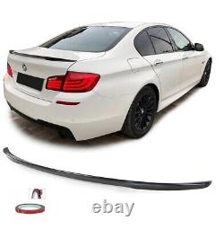 BMW 5 series F10 & M5 4dr M performance carbon fibre rear boot trunk lip spoiler
