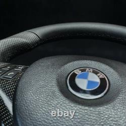 BMW E90 E82 E87 E93 E92 E81 E93 Steering Wheel M Sport Custom Made Flat Bottom