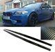 Bmw F10 F11 M Sport M5 Performance Side Skirt Extensions Blades Carbon Look
