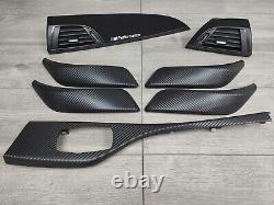 BMW F20 F21 F22 M Performance Style Alcantara / Carbon Interior Trim Set Kit #2
