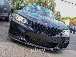 BMW F22 F23 228 230 M235 M240 Carbon Fiber Front Lip Spoiler V Style