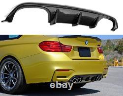 BMW F80 M3 F82 F83 M4 M Performance style carbon rear bumper diffuser skirt UK