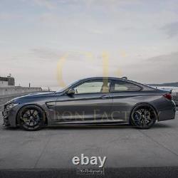 BMW F82 F83 M4 M Performance Style Carbon Fibre Side Skirt Extension 14-20