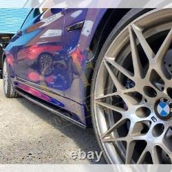 BMW F82 F83 M4 M Performance Style Carbon Fibre Side Skirt Extension 14-20