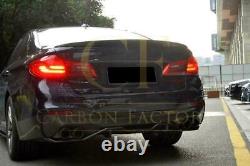 BMW G30 G31 5 Series M Sport Carbon Fibre Rear Diffuser M Performance Style 2 Pc