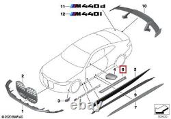 BMW Genuine M Performance Carbon Fiber Door Sills Pair G42 G22 G23 G82 G83 G87