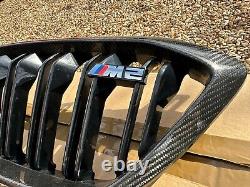 BMW + Genuine M Performance + Carbon Fibre M2 front kidney grill