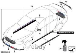 BMW Genuine M Performance Front Left Attachment, Carbon Fits F90 LCI 51192472301