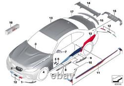 BMW Genuine M Performance Front Left NS Attachment, Carbon Fits F87 51192365981