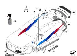 BMW Genuine M Performance Front Right OS Side Panel Gill Carbon 51132469620