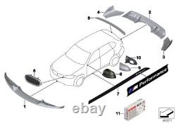 BMW Genuine M Performance Rear Right Mud Flap Carbon Fibre 51192348140