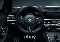BMW Genuine M Performance Steering Wheel Cover Alcantara Carbon 32302463594