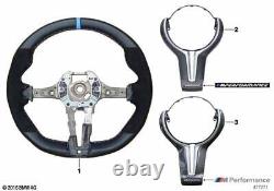 BMW Genuine M Performance Steering Wheel Cover Carbon Fits F87 LCI 32302345203