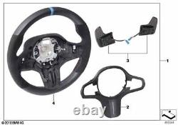 BMW Genuine M Performance Steering Wheel Cover Leather Carbon 32302457717