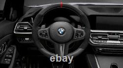 BMW Genuine M Performance Steering Wheel Cover Leather Carbon 32302471440