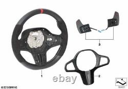 BMW Genuine M Performance Steering Wheel Cover Leather Carbon 32302471440