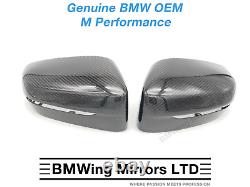 BMW M PERFORMANCE GENUINE Carbon Mirror Caps SET RHD G30 G31 G32 G11 G15 G16