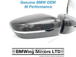 BMW M PERFORMANCE GENUINE Carbon Mirror Caps SET RHD G30 G31 G32 G11 G15 G16