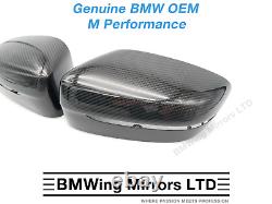 BMW M PERFORMANCE GENUINE Carbon Mirror Caps SET RHD G30 G31 G32 G11 G15 G16