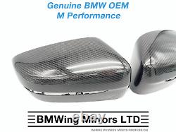 BMW M PERFORMANCE GENUINE Carbon Mirror Caps SET RHD G30 G31 G32 G11 G15 G16