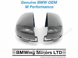 BMW M PERFORMANCE GENUINE Carbon Mirror Caps SET RHD G30 G31 G32 G11 G15 G16