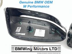 BMW M PERFORMANCE GENUINE Carbon Mirror Caps SET RHD G30 G31 G32 G11 G15 G16