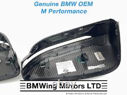 BMW M PERFORMANCE GENUINE Carbon Mirror Caps SET RHD G30 G31 G32 G11 G15 G16