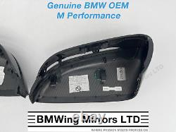 BMW M PERFORMANCE GENUINE Carbon Mirror Caps SET RHD G30 G31 G32 G11 G15 G16