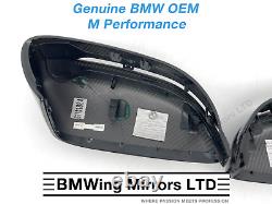 BMW M PERFORMANCE GENUINE Carbon Mirror Caps SET RHD G30 G31 G32 G11 G15 G16