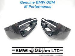 BMW M PERFORMANCE GENUINE Carbon Mirror Caps SET RHD G30 G31 G32 G11 G15 G16