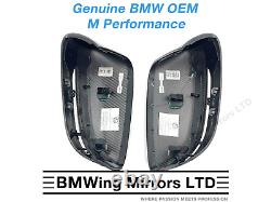 BMW M PERFORMANCE GENUINE Carbon Mirror Caps SET RHD G30 G31 G32 G11 G15 G16