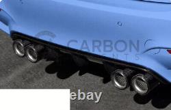 BMW M Performance Black Carbon Exhaust Tips M2 F87 M3 F80 M4 F82 F83 4 pieces