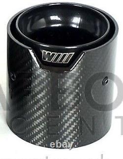 BMW M Performance Black Carbon Fibre Exhaust Tips M140i M235i M240i F Series