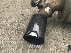 BMW M135i exhaust and M performance carbon tips