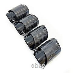 BMW M2 G87 M3 G80 G81 M4 G82 G83 M Performance Carbon Exhaust Tips By UKCarbon