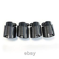 BMW M2 G87 M3 G80 G81 M4 G82 G83 M Performance Carbon Exhaust Tips By UKCarbon