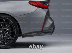 BMW M3 G80 Carbon Diffuser Rear M Performance Bumper OEM Insert G80 by UKCarbon