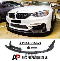 BMW M3 M4 F80 F82 F83 Carbon Fibre Front Splitter Spoiler Lip M Performance